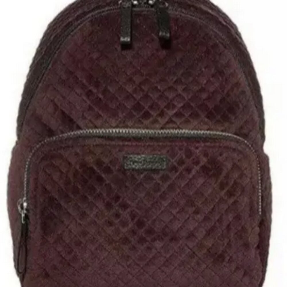 NEW Vera Bradley Small Backpack in Raisin